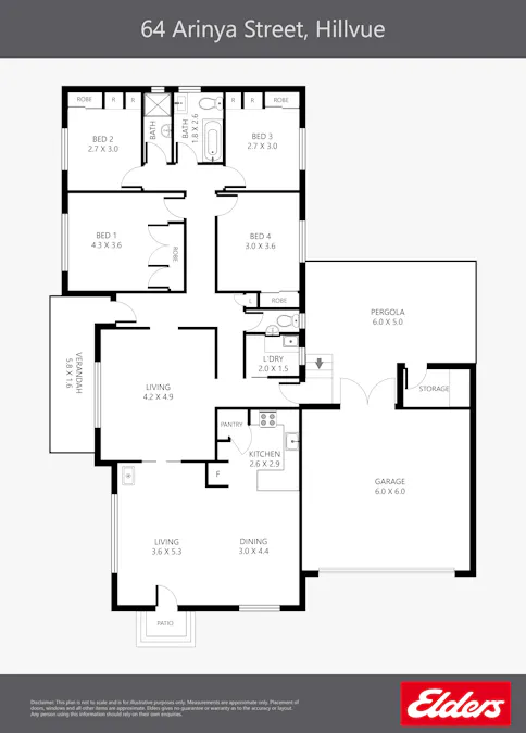 64 Arinya Street, Tamworth, NSW, 2340 - Floorplan 1