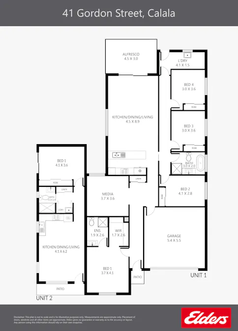 41 Gordon Street, Tamworth, NSW, 2340 - Floorplan 1