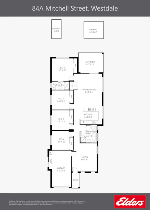 84A Mitchell Street, Tamworth, NSW, 2340 - Floorplan 1