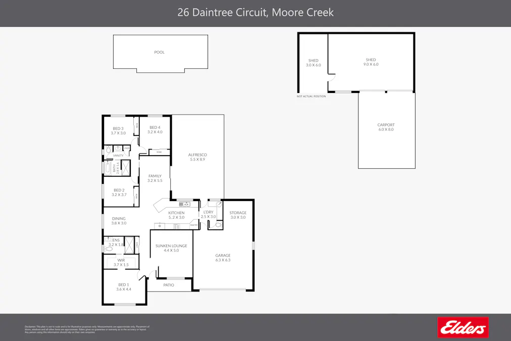 26 Daintree Circuit, Tamworth, NSW, 2340 - Floorplan 1
