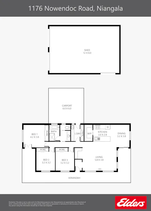 1176 Nowendoc Road, Niangala, NSW, 2354 - Floorplan 1