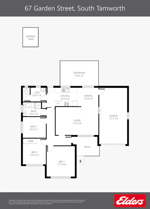 67 Garden Street, Tamworth, NSW, 2340 - Floorplan 1