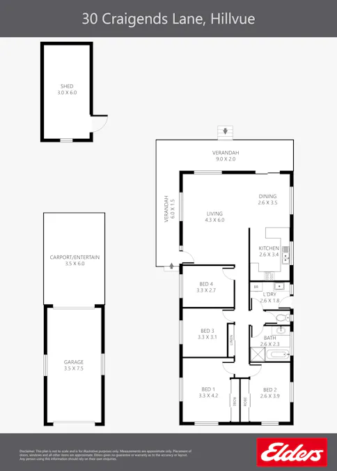 30 Craigends Lane, Tamworth, NSW, 2340 - Floorplan 1