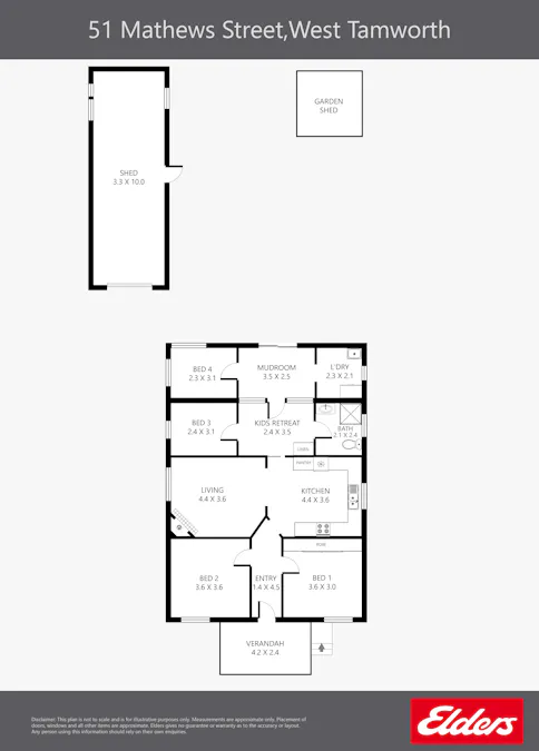 51 Mathews Street, Tamworth, NSW, 2340 - Floorplan 1