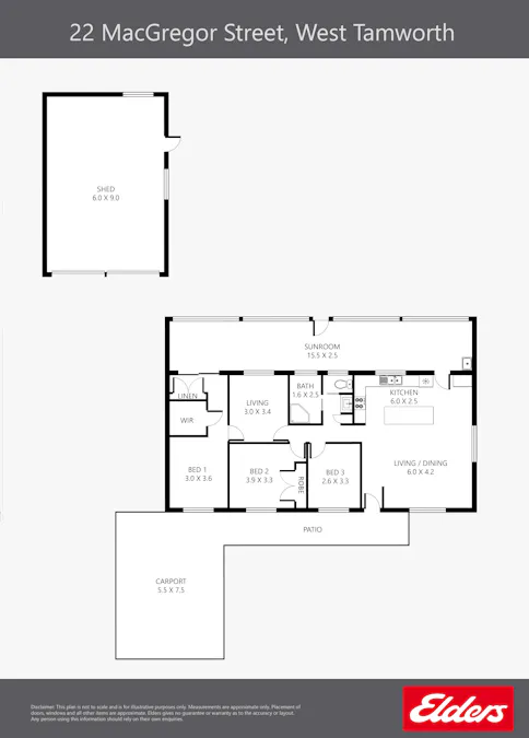22 Macgregor Street, Tamworth, NSW, 2340 - Floorplan 1