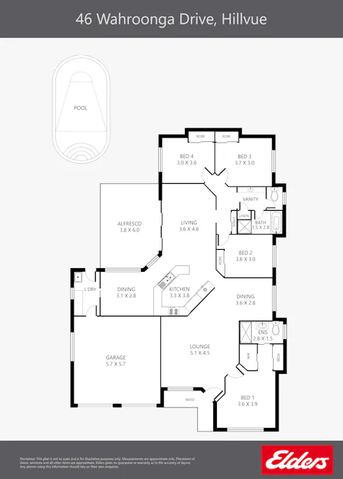 46 Wahroonga Drive, Tamworth, NSW, 2340 - Floorplan 1