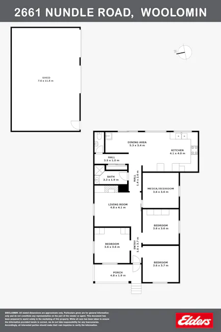 2661 Nundle Road, Woolomin, NSW, 2340 - Floorplan 1