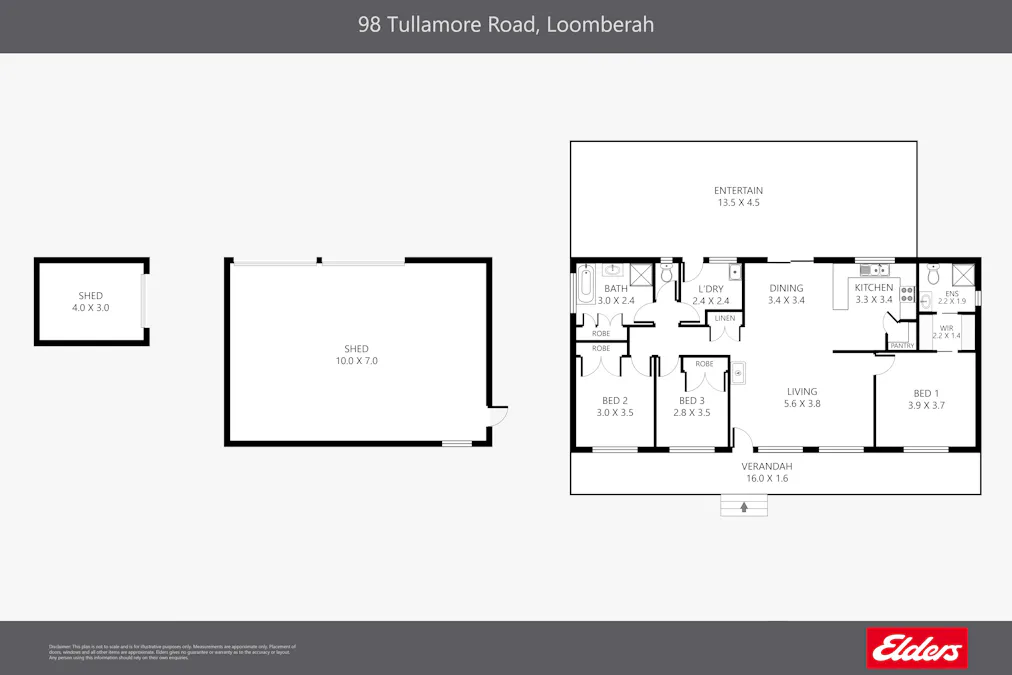 98 Tullamore Road, Tamworth, NSW, 2340 - Floorplan 1