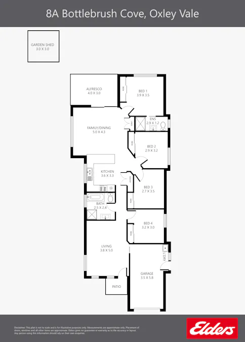 8A Bottlebrush Cove, Tamworth, NSW, 2340 - Floorplan 1