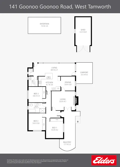 141 Goonoo Goonoo Road, Tamworth, NSW, 2340 - Floorplan 1