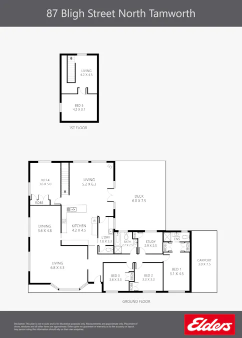87 Bligh Street, Tamworth, NSW, 2340 - Floorplan 1