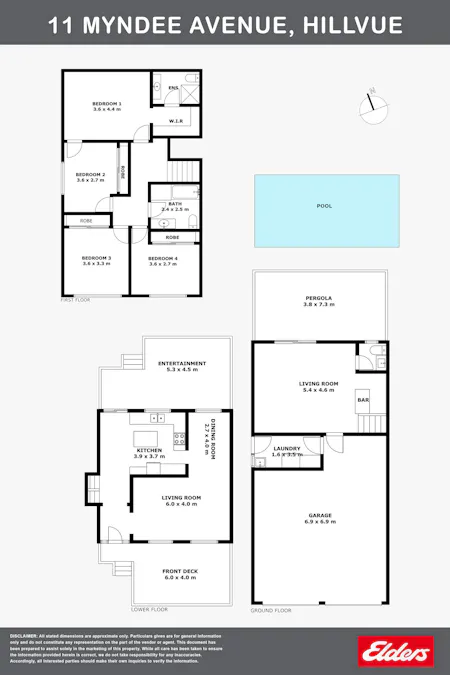 11 Myndee Avenue, Hillvue, NSW, 2340 - Floorplan 1