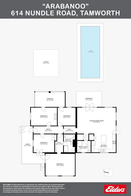 614 Nundle Road, Tamworth, NSW, 2340 - Floorplan 1