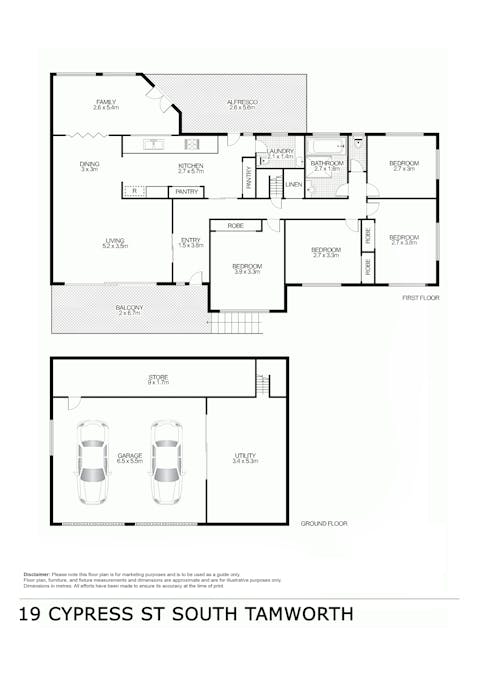 19 Cypress Street, Tamworth, NSW, 2340 - Floorplan 1