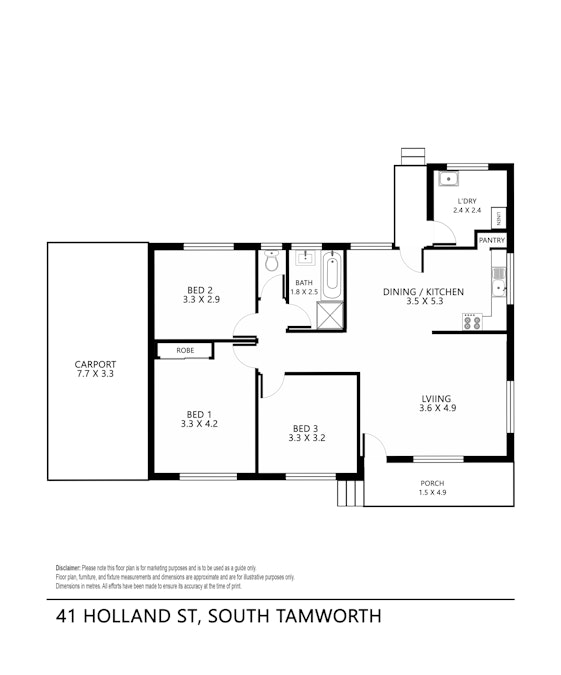 41 Holland Street, Tamworth, NSW, 2340 - Floorplan 1