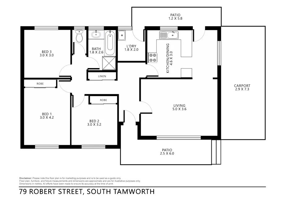 79 Robert Street, Tamworth, NSW, 2340 - Floorplan 1