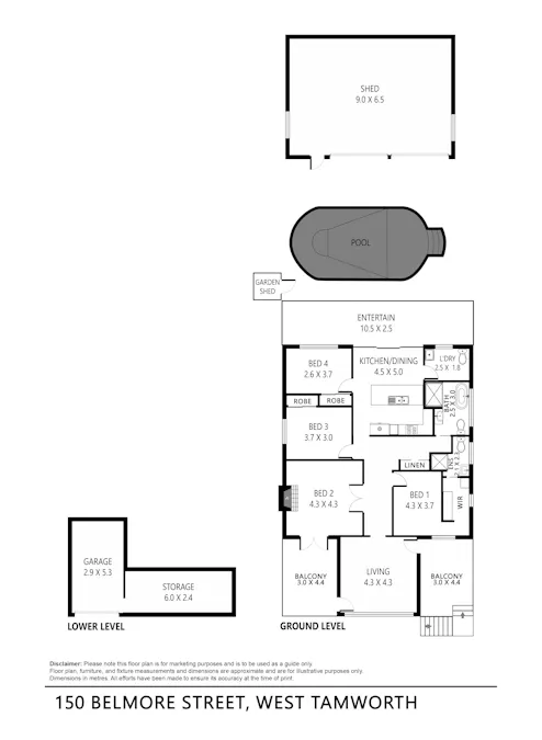 150 Belmore Street, Tamworth, NSW, 2340 - Floorplan 1