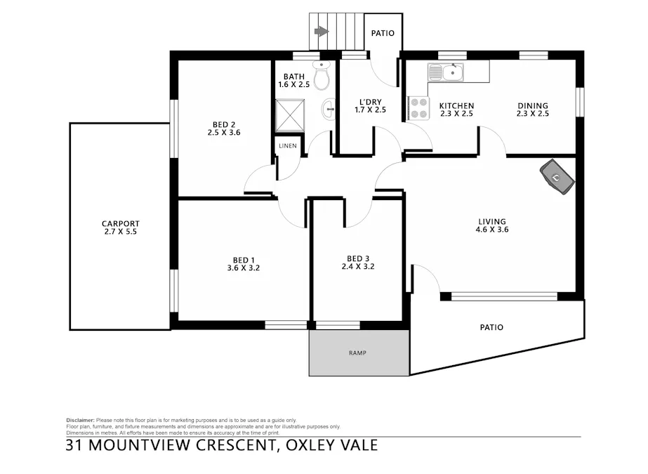 31 Mountview Crescent, Tamworth, NSW, 2340 - Floorplan 1