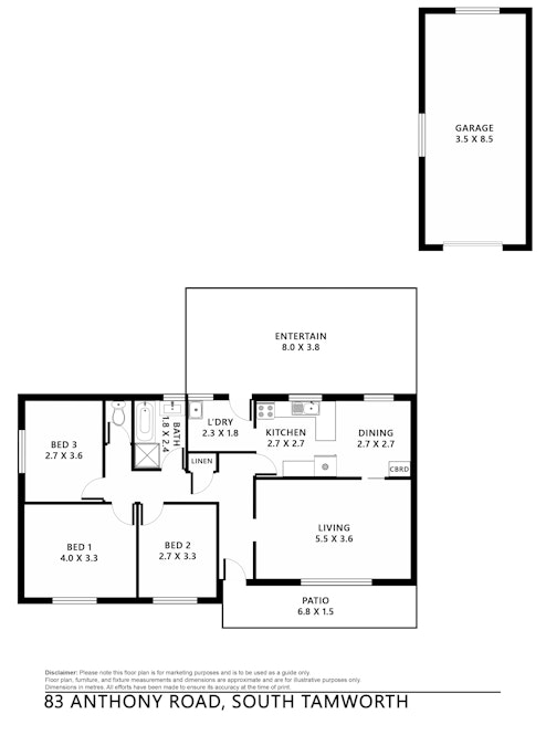 83 Anthony Road, Tamworth, NSW, 2340 - Floorplan 1