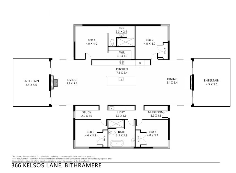 366 Kelsos Lane, Tamworth, NSW, 2340 - Floorplan 1