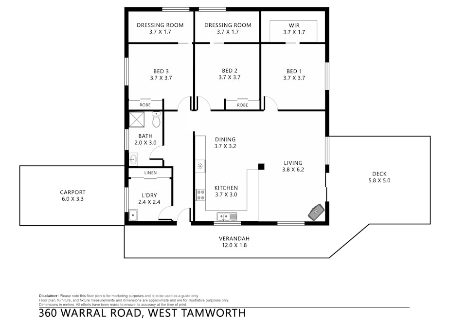 360 Warral Road, Tamworth, NSW, 2340 - Floorplan 1