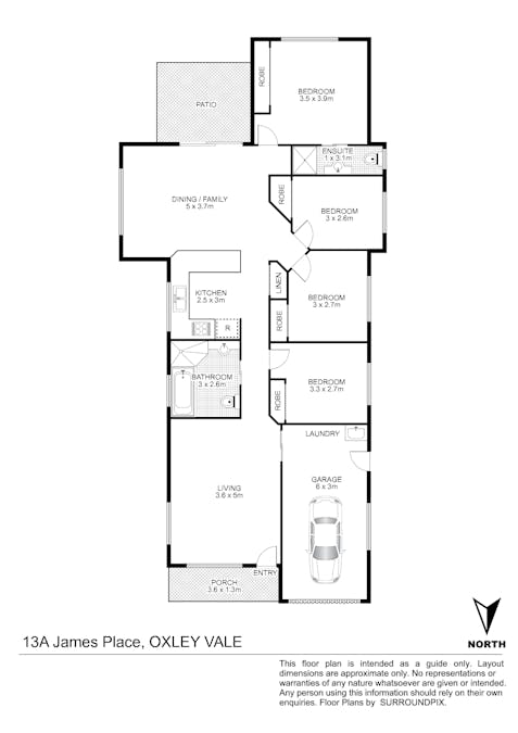 13A James Place, Tamworth, NSW, 2340 - Floorplan 1