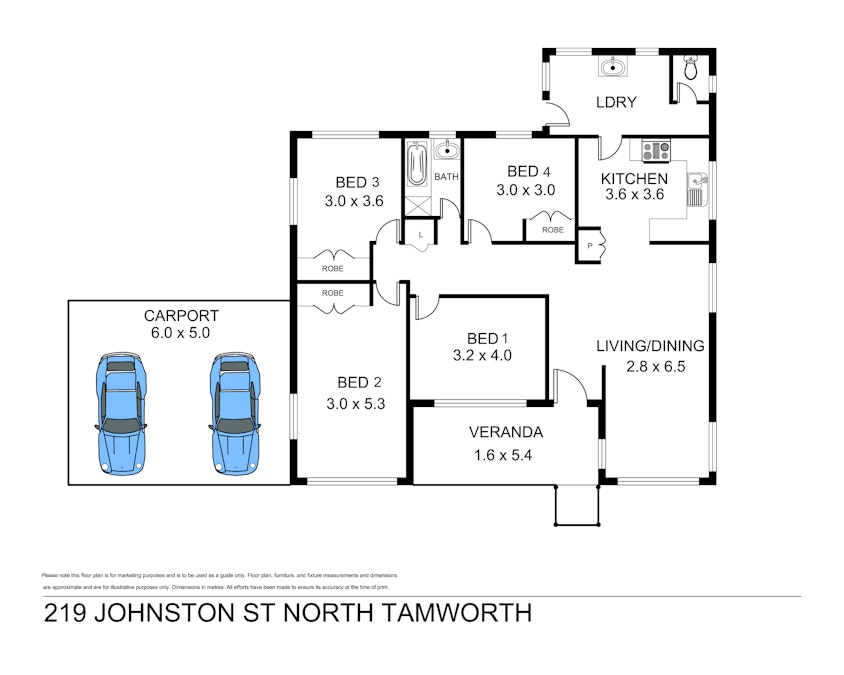 219 Johnston Street, Tamworth, NSW, 2340 - Floorplan 1