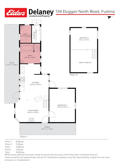 134 Duggan North Road, Fumina, VIC, 3825 - Floorplan 1