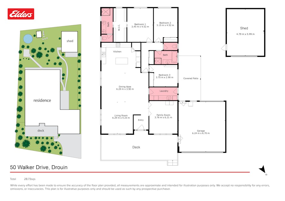 50 Walker Drive, Drouin, VIC, 3818 - Floorplan 1