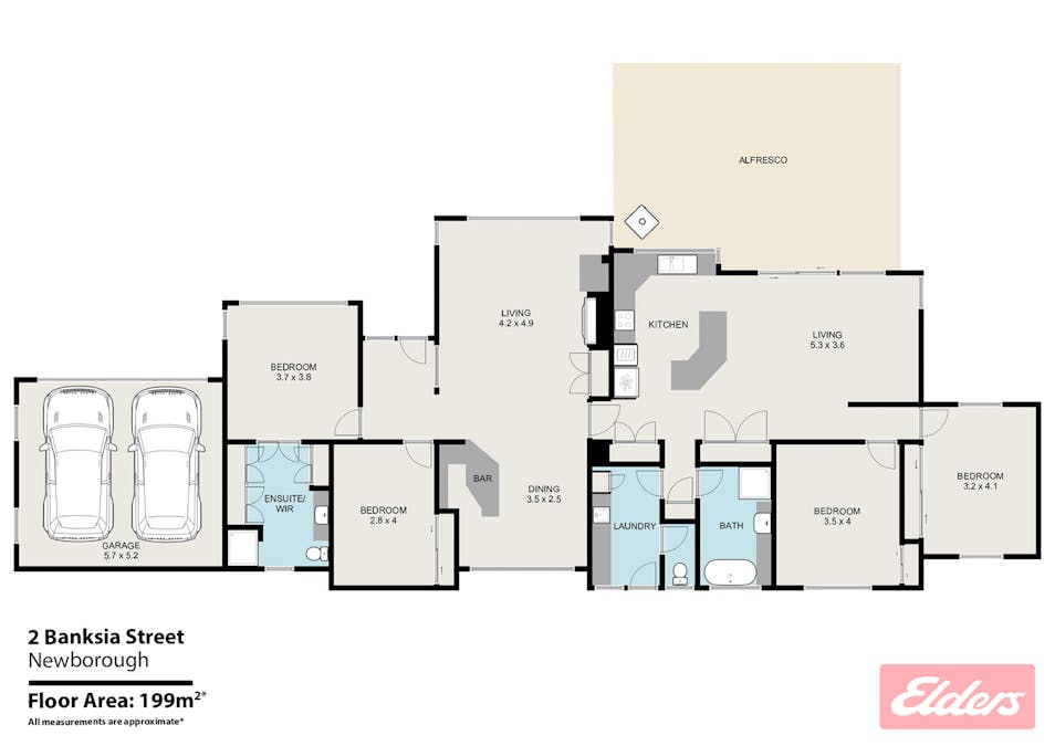 2 Banksia Street, Newborough, VIC, 3825 - Floorplan 1