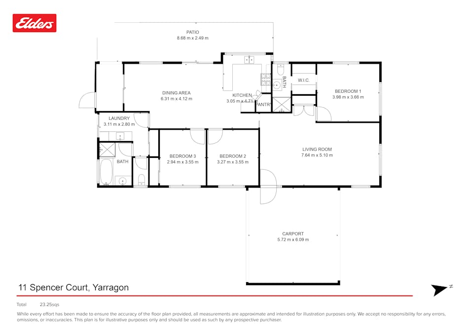 11 Spencer Court, Yarragon, VIC, 3823 - Floorplan 1