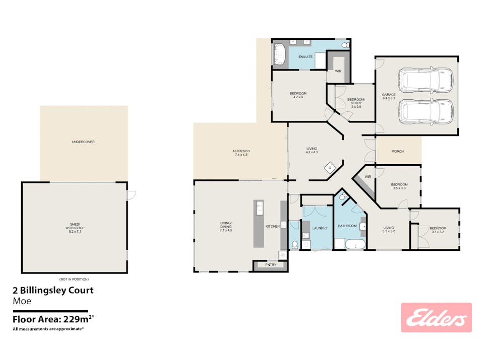 2 Billingsley Court, Moe, VIC, 3825 - Floorplan 1