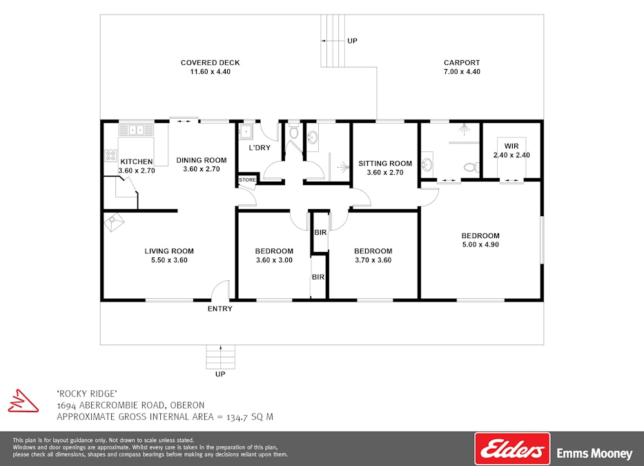 1694 Abercrombie Road, Oberon, NSW, 2787 - Floorplan 1