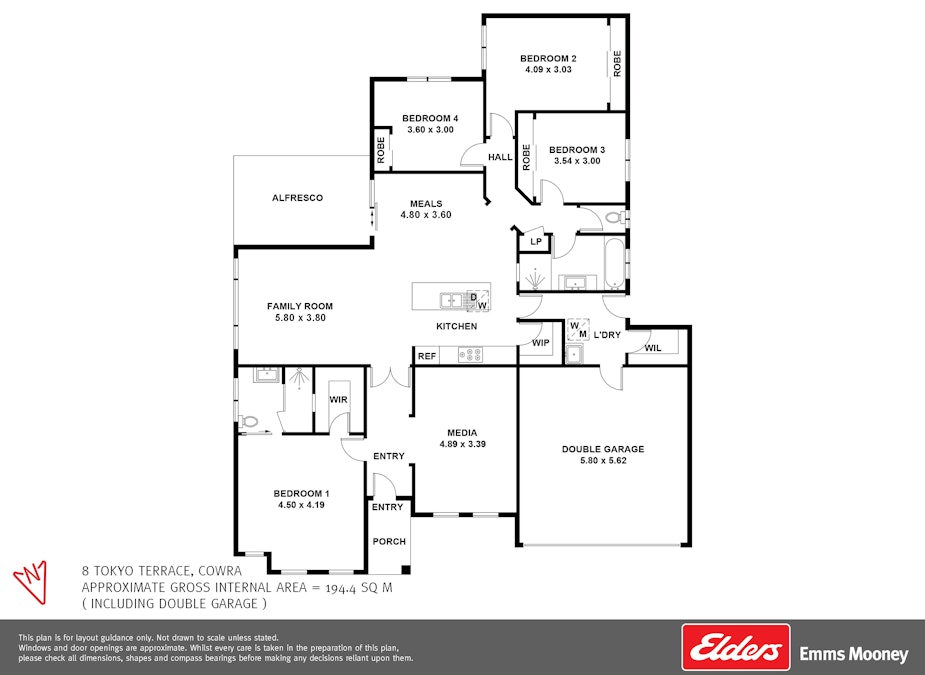 8 Tokyo Terrace, Cowra, NSW, 2794 - Floorplan 1