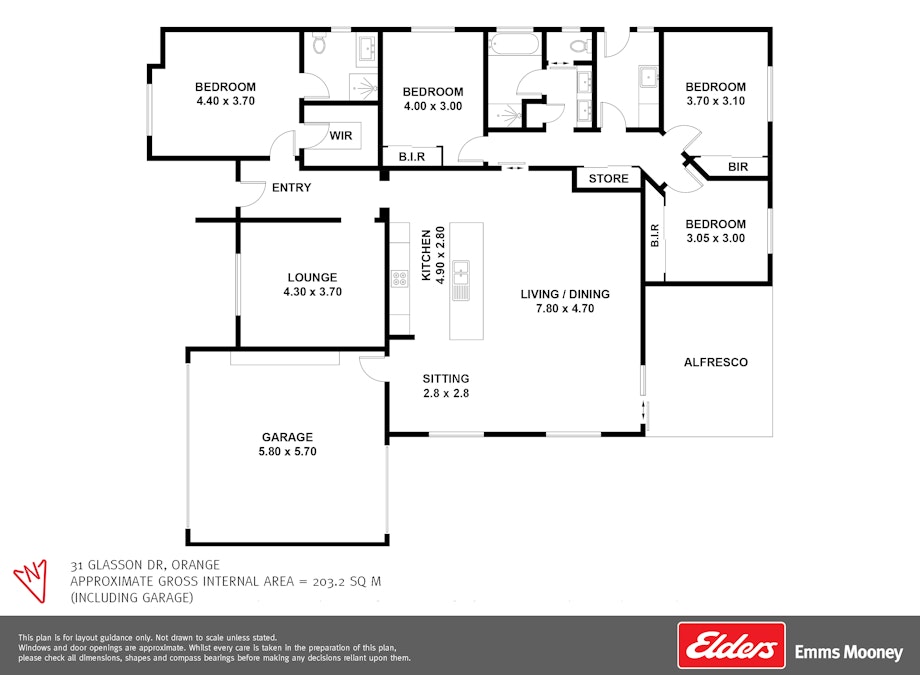 31 Glasson Drive, Orange, NSW, 2800 - Floorplan 1