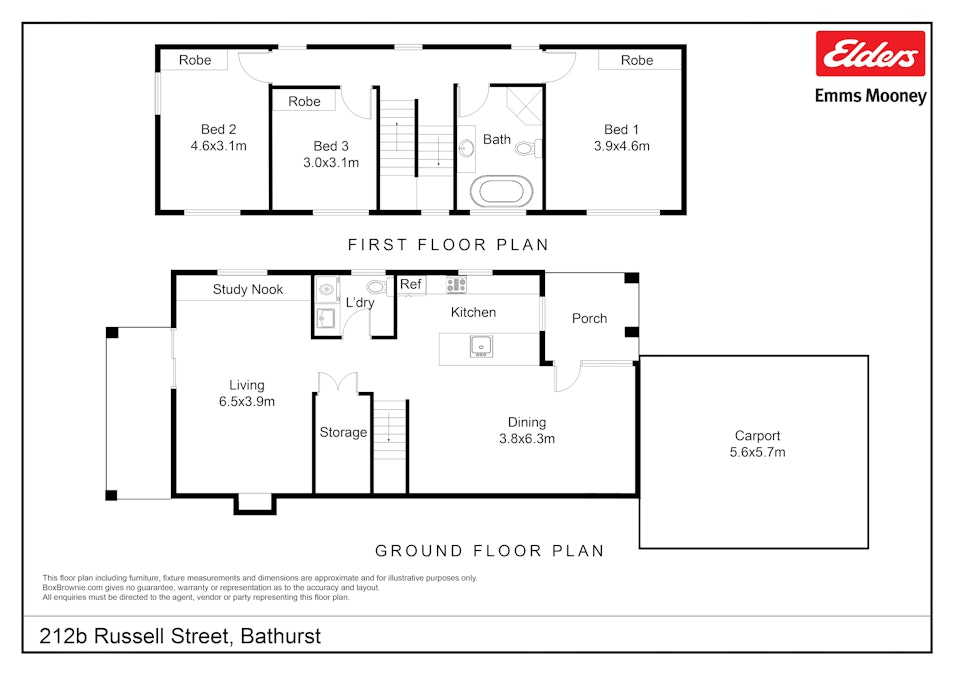 212B Russell Street, Bathurst, NSW, 2795 - Floorplan 1