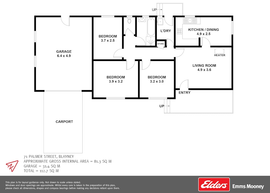 71 Palmer Street, Blayney, NSW, 2799 - Floorplan 1