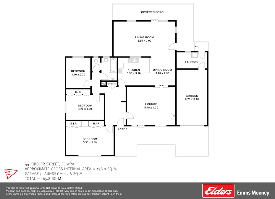 44 Kibbler Street, Cowra, NSW, 2794 - Floorplan 1