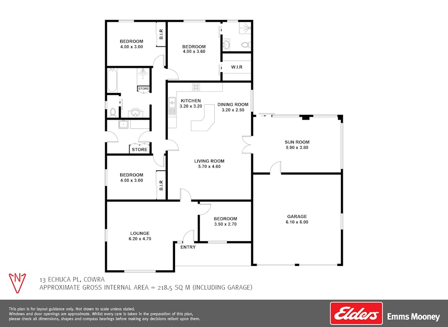 13 Echuca Place, Cowra, NSW, 2794 - Floorplan 1
