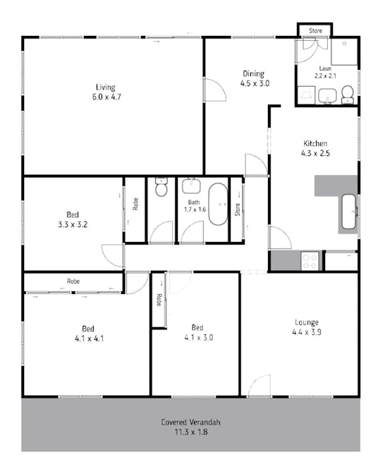 29 Dungaleer Street, Cowra, NSW, 2794 - Floorplan 1