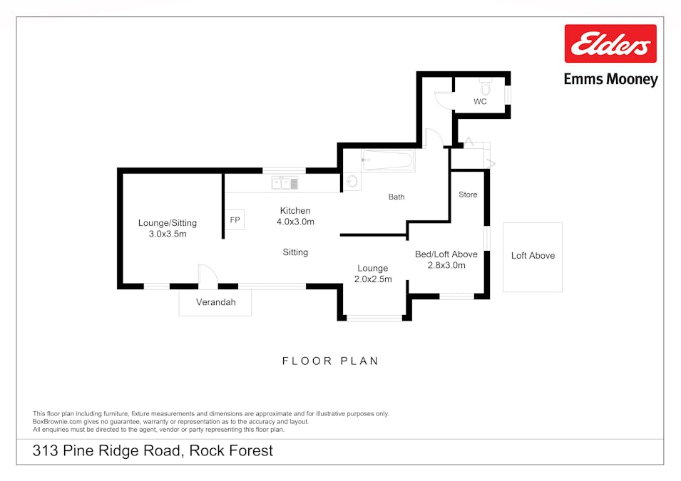 313 Pine Ridge Road, Rock Forest, NSW, 2795 - Floorplan 1