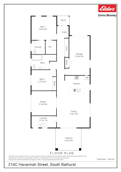214C Havannah Street, South Bathurst, NSW, 2795 - Floorplan 1