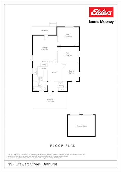 197 Stewart Street, Bathurst, NSW, 2795 - Floorplan 1