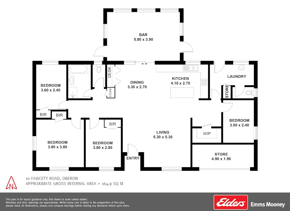 10 Fawcett Road, Oberon, NSW, 2787 - Floorplan 1