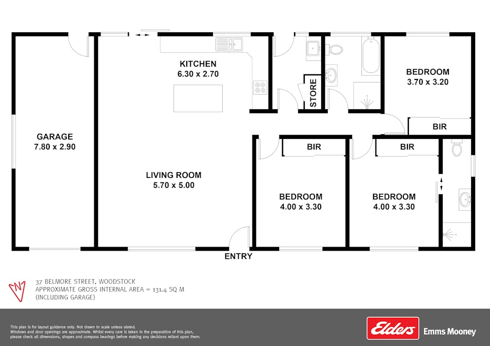 37 Belmore Street, Woodstock, NSW, 2793 - Floorplan 1