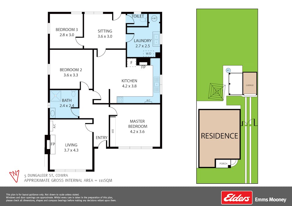 5 Dungaleer Street, Cowra, NSW, 2794 - Floorplan 1