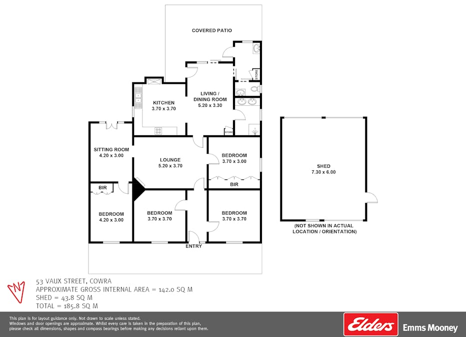 53 Vaux Street, Cowra, NSW, 2794 - Floorplan 1