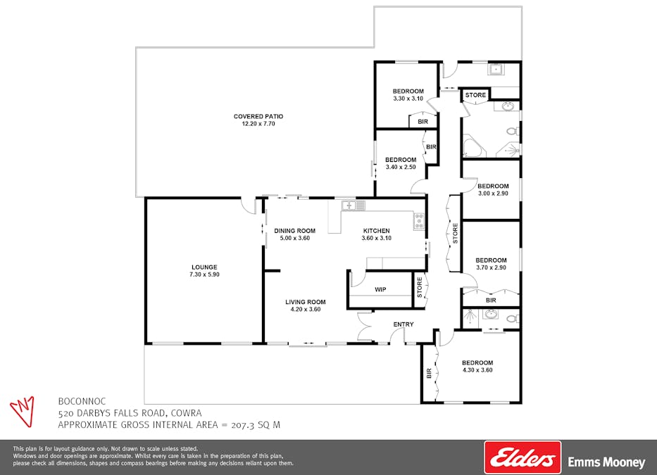 520 Darbys Falls  Road, Cowra, NSW, 2794 - Floorplan 1