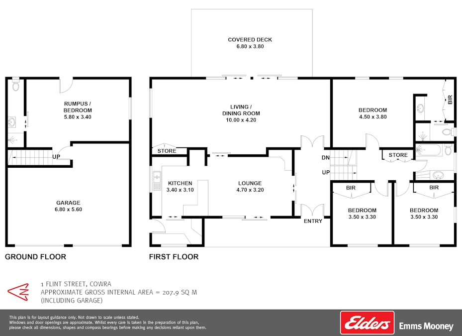 1 Flint Street, Cowra, NSW, 2794 - Floorplan 1