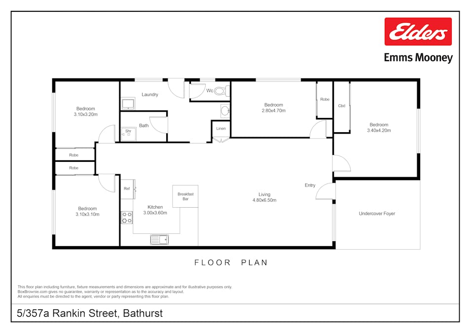 5/357A Rankin Street, Bathurst, NSW, 2795 - Floorplan 1